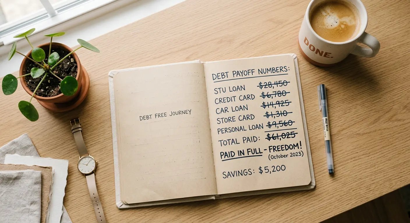 Debt payoff notes